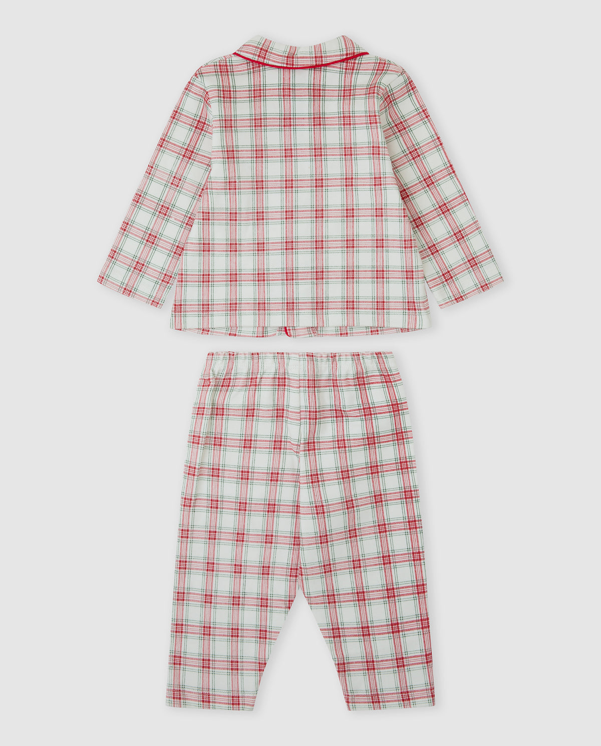 Pijama Niño Cuadros Rojo y Verde – Tutto Piccolo