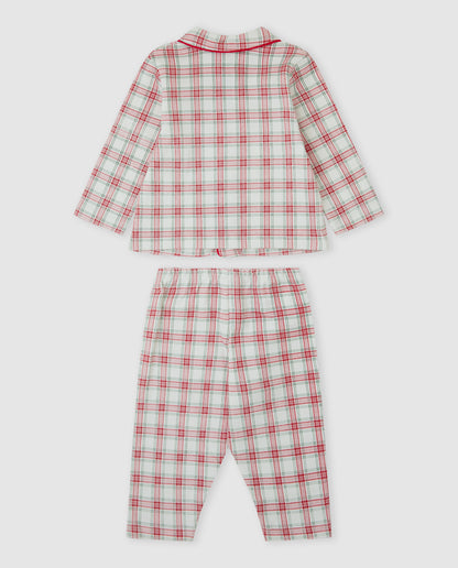 Pijama Niño Cuadros Rojo y Verde – Tutto Piccolo
