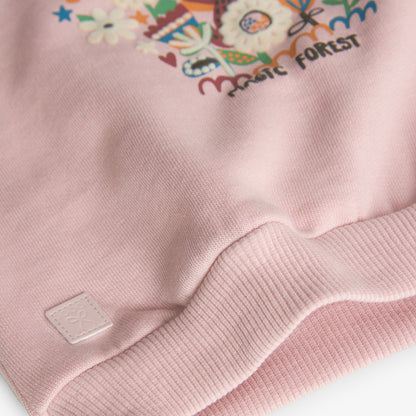 Sudadera flores rosa Folk & Nature - Boboli