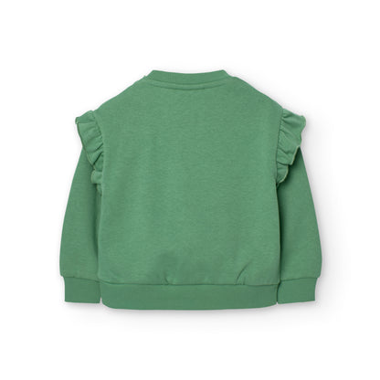 Sudadera flores verde Folk & Nature - Boboli