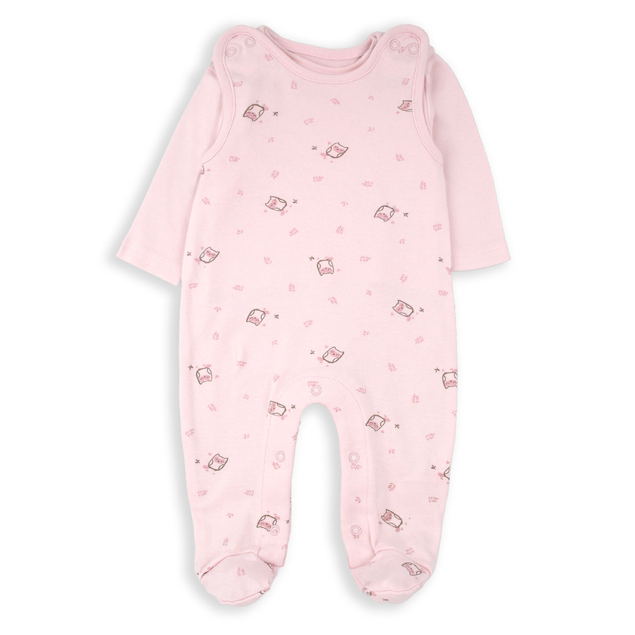 Conjunto peto dos piezas Grow wise little owl BabyBol