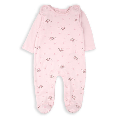 Conjunto peto dos piezas Grow wise little owl - BabyBol