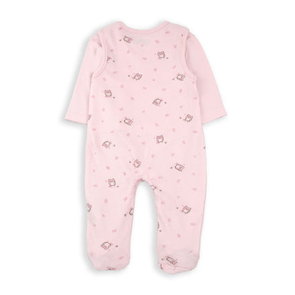 Conjunto peto dos piezas Grow wise little owl - BabyBol