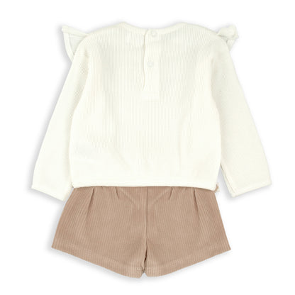 Conjunto bermuda 2 piezas Wrap winter love - BabyBol