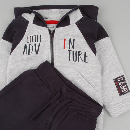 Chandal capucha dos piezas Little adventure - BabyBol