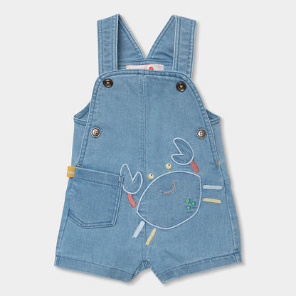 Peto y camiseta estampado cangrejo denim - Boboli