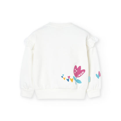 Sudadera flores blanca Boho Style - Boboli