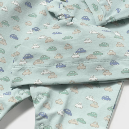 Pelele largo coches con gorro - Mayoral