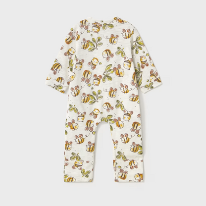 Pelele largo abejas pie convertible - Mayoral