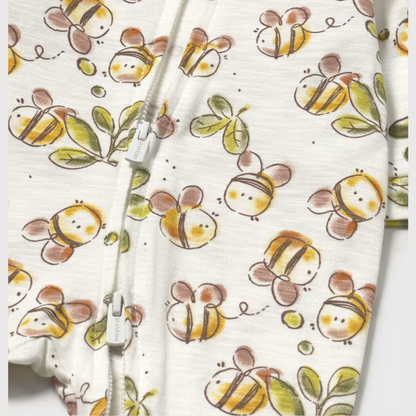 Pelele largo abejas pie convertible - Mayoral