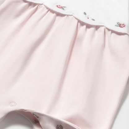 Set 2 pelele largo rosa flor - Mayoral