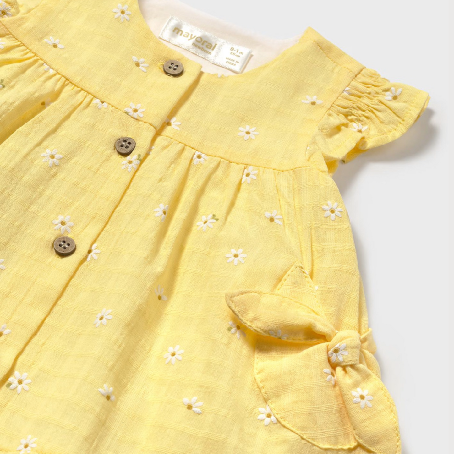 Vestido con cubrepañal Sunny - Mayoral