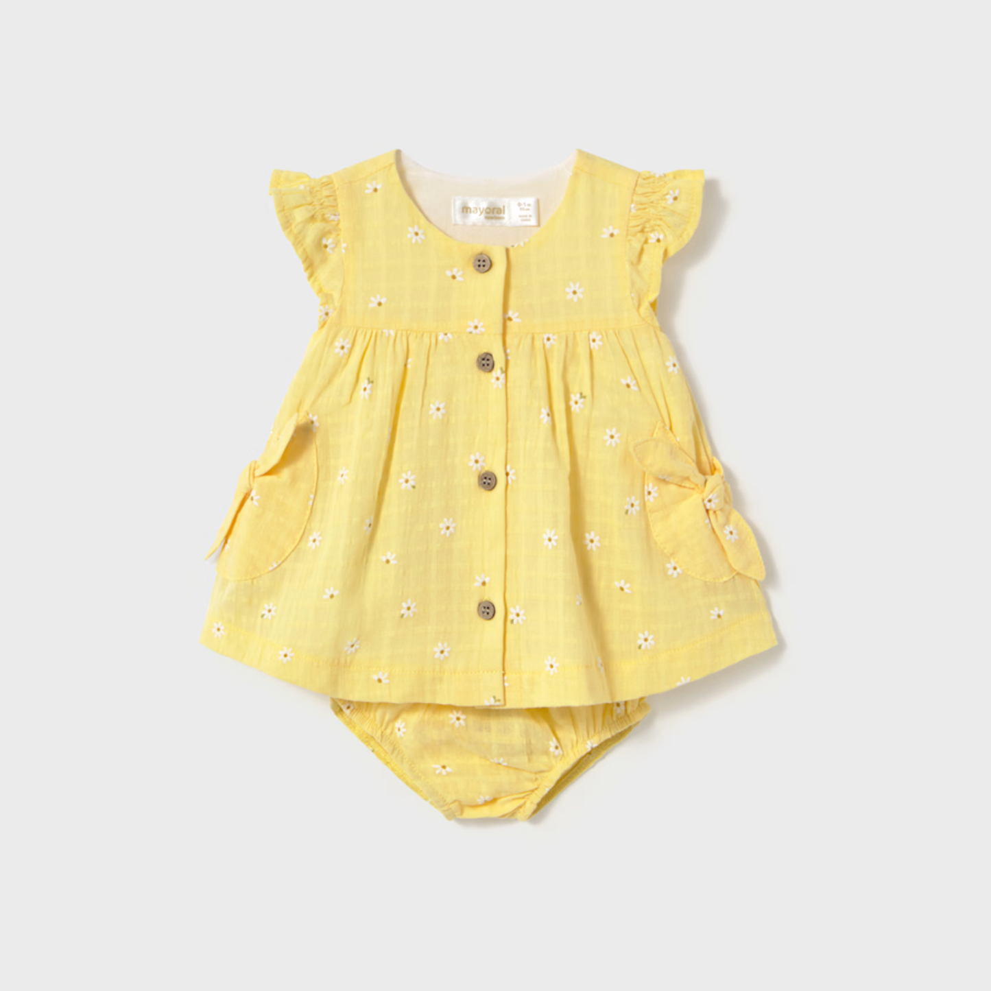 Vestido con cubrepañal Sunny - Mayoral