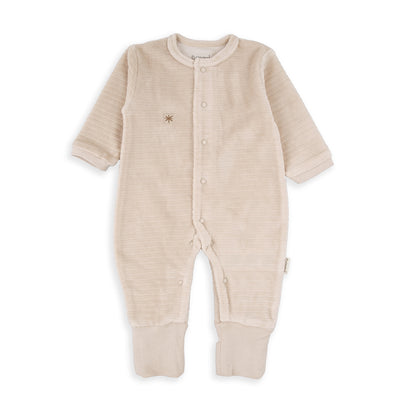 Pelele felpa beige - BabyBol