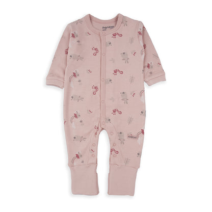 Pelele rosa Winter Wonderland - BabyBol