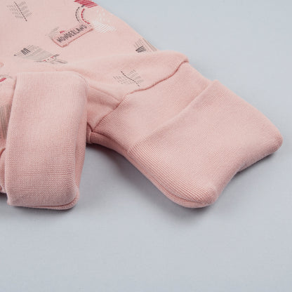 Pelele rosa Winter Wonderland - BabyBol