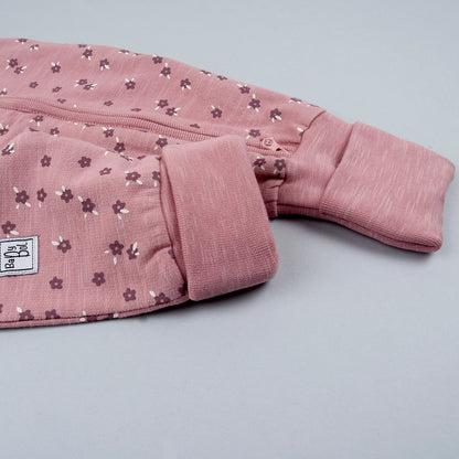 Pelele malva Flores - BabyBol