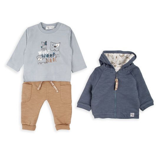 Conjunto chandal 3 piezas Dog - BabyBol