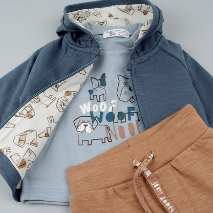 Conjunto chandal 3 piezas Dog - BabyBol