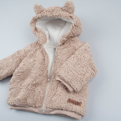 Chaqueta bebé borreguito beige - BabyBol