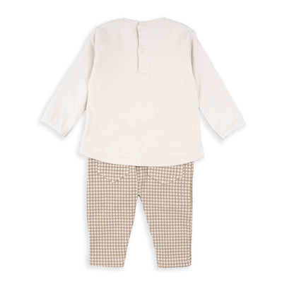 Conjunto 2 piezas Globos corazón beige - BabyBol