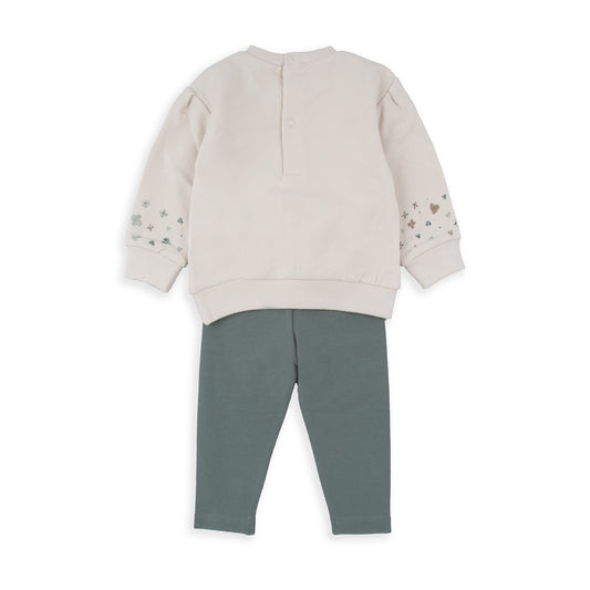 Conjunto 2 piezas detalles verde agua - BabyBol