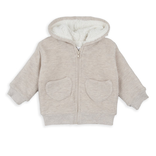 Chaqueta punto beige - BabyBol