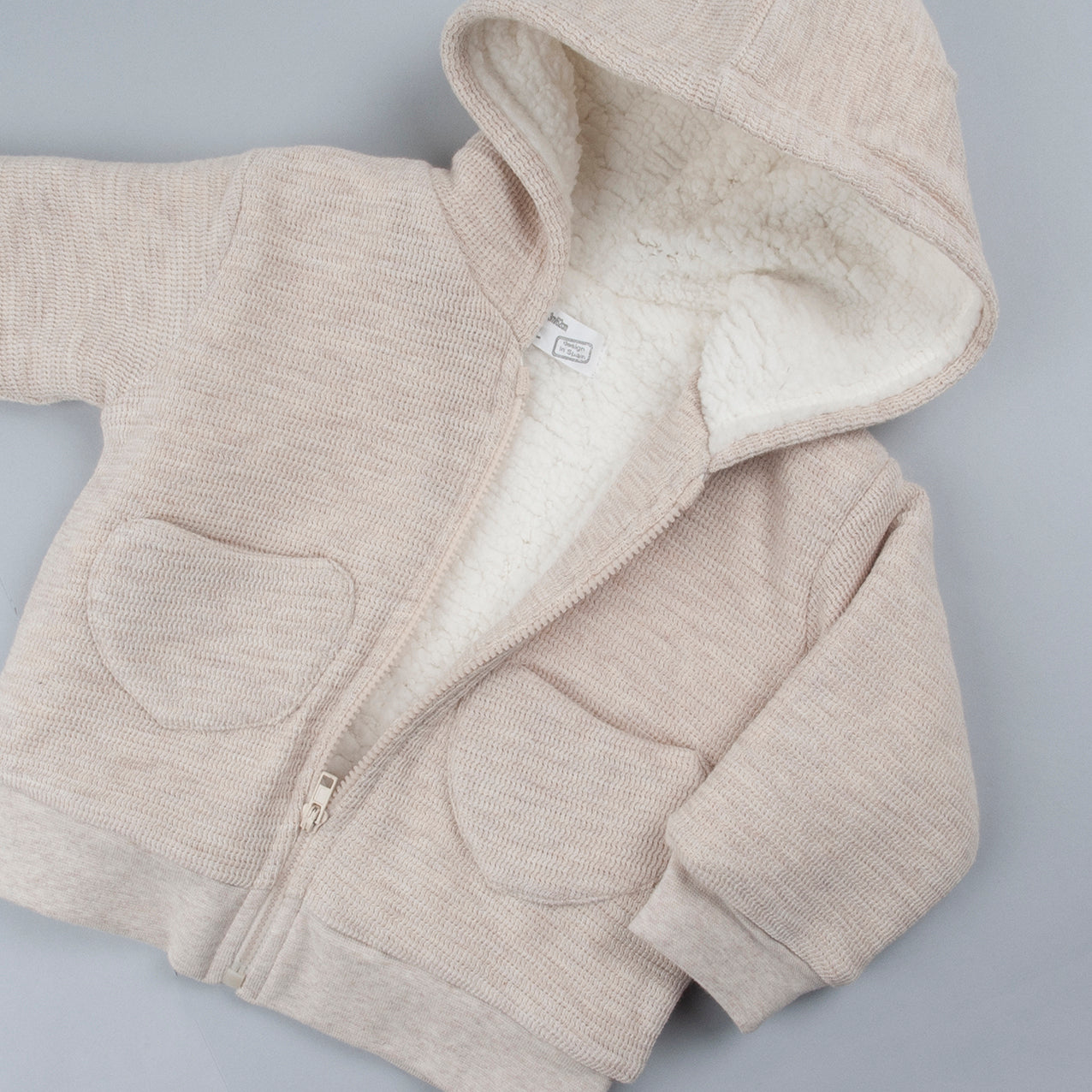 Chaqueta punto beige - BabyBol