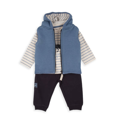 Conjunto 3 piezas Stay Wild azul - BabyBol