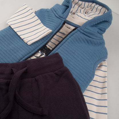 Conjunto 3 piezas Stay Wild azul - BabyBol