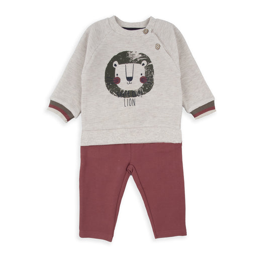 Conjunto 2 piezas Lion vino- BabyBol