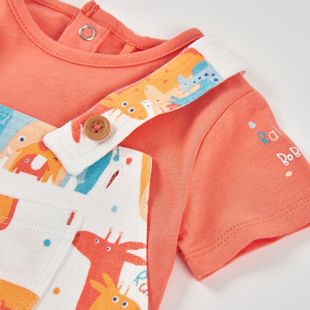 Peto bebé algodón estampado safari - Boboli