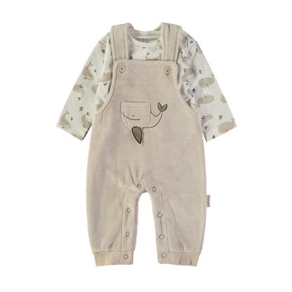 Conjunto Peto y Camiseta Ballenas – Babybol