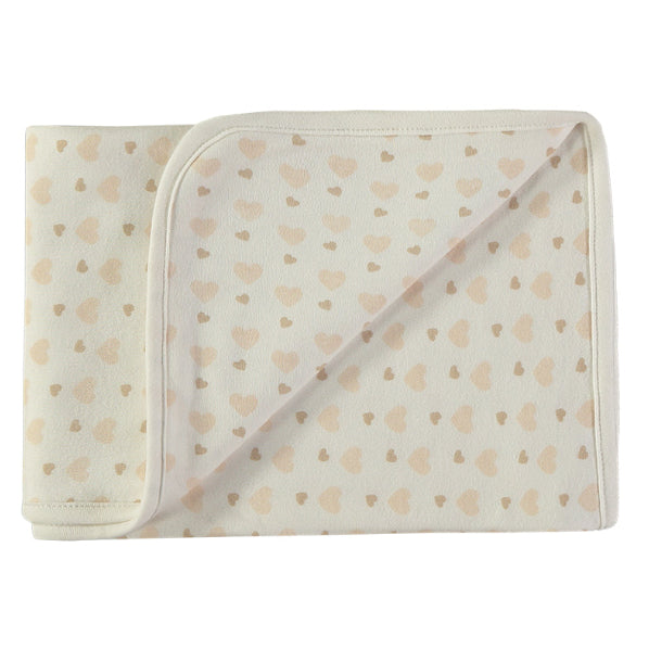Manta Corazones Beige – Babybol