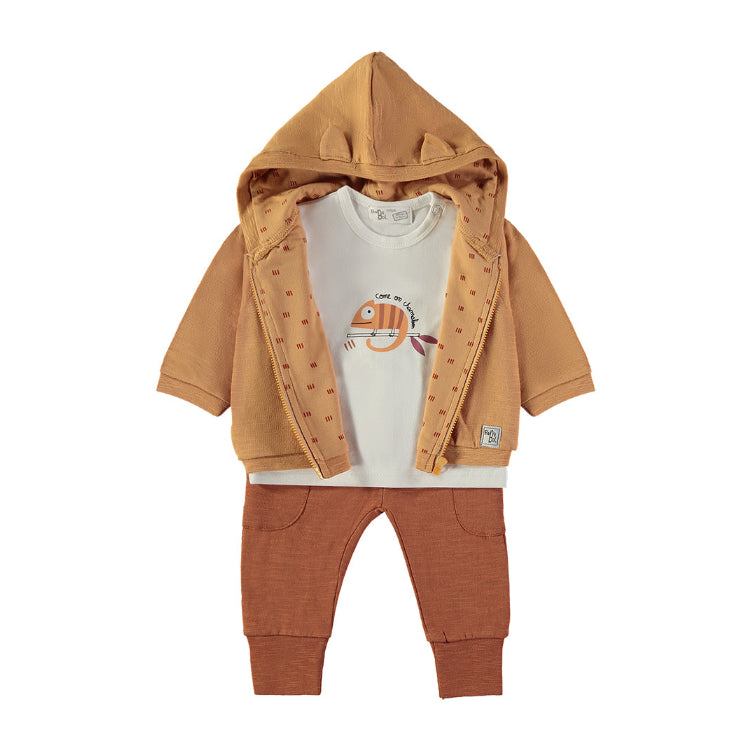 Conjunto Sudadera, Camiseta y Pantalón Camaleón – Babybol