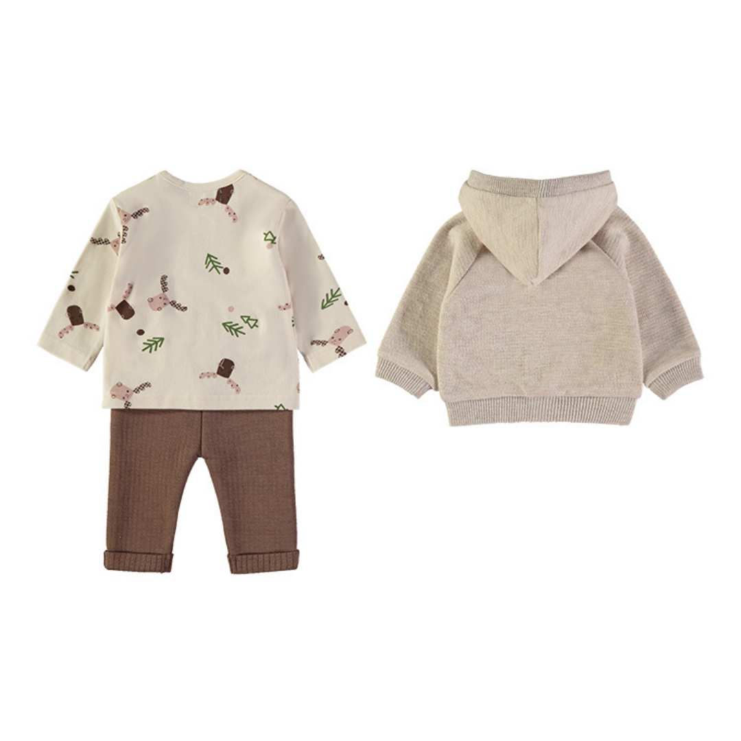 Conjunto Chaqueta, Camiseta y Pantalón Reno – Babybol