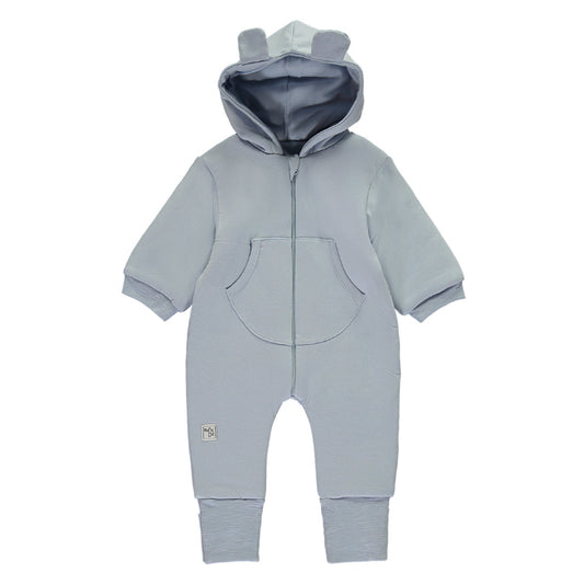 Pelele Abrigo Azul con Capucha y Orejitas – Babybol