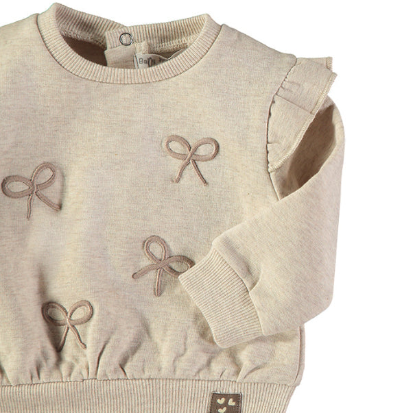 Sudadera Lazos Beige – Babybol