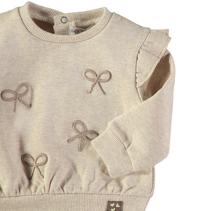 Sudadera Lazos Beige – Babybol