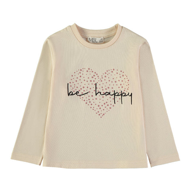 Camiseta Manga Larga “Be Happy” – Babybol