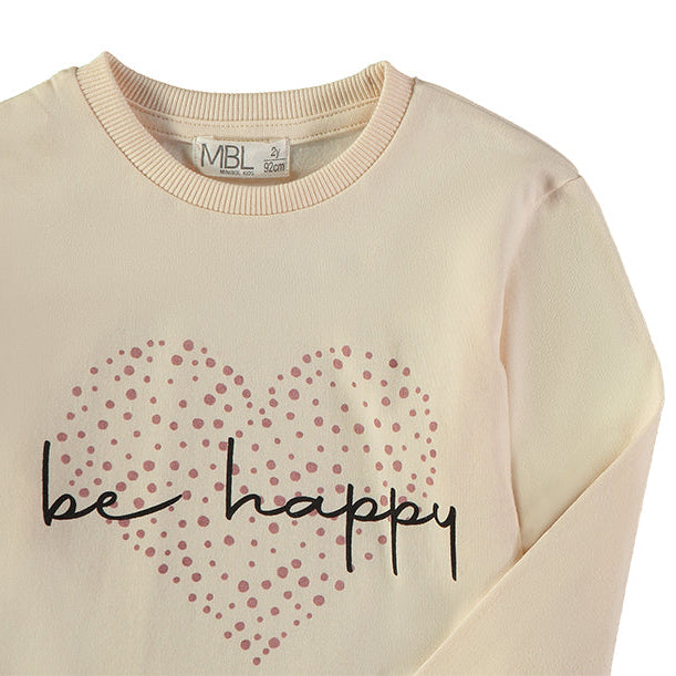 Camiseta Manga Larga “Be Happy” – Babybol