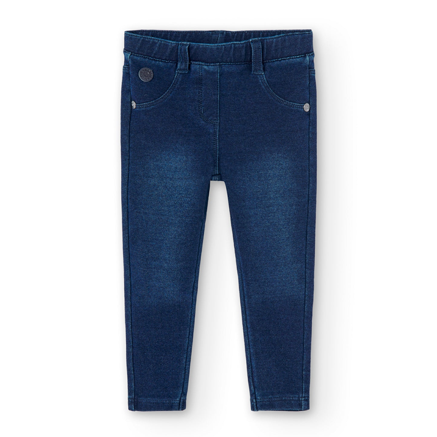 Pantalón denim blue básico niña