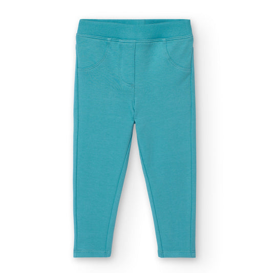Pantalón aquarius felpa elástico básico niña