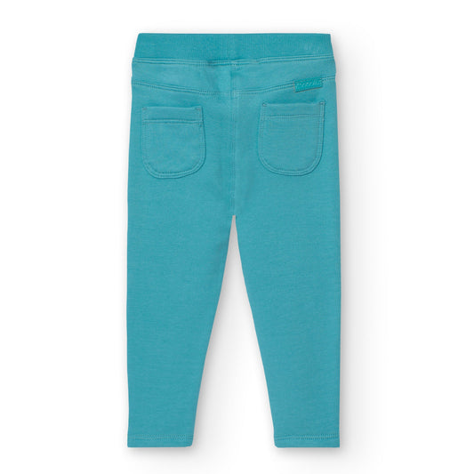 Pantalón aquarius felpa elástico básico niña