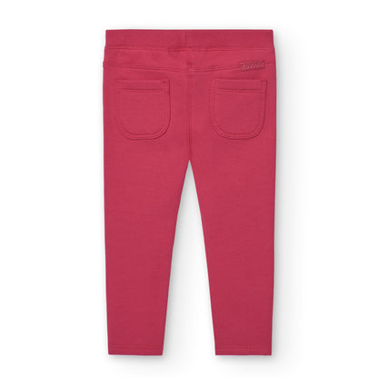 Pantalón rubí felpa elástico básico niña - Boboli