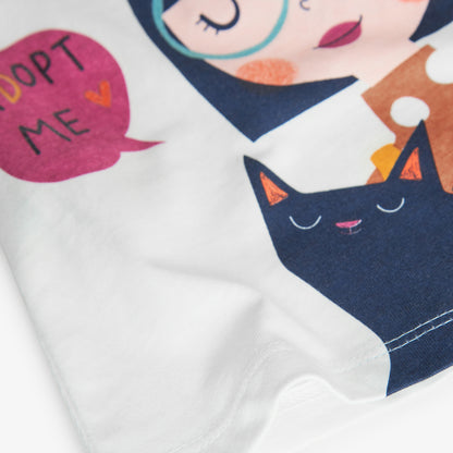 Camiseta muñeca blanca básica - Boboli