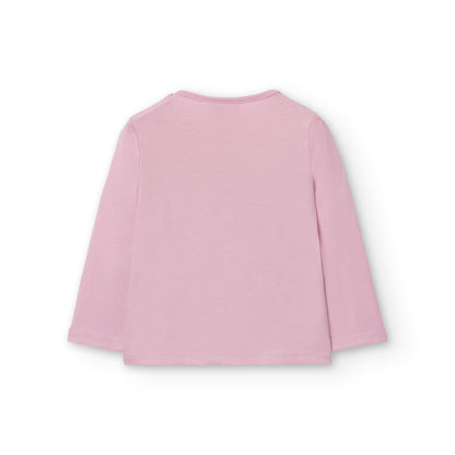 Camiseta muñeca rosa básica - Boboli