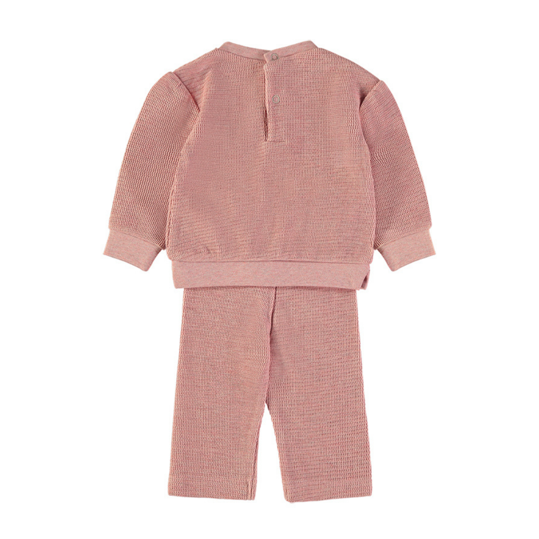 Conjunto Punto Rosa Flores – Babybol