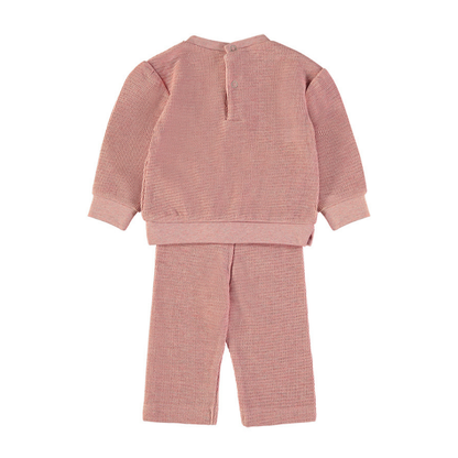 Conjunto Punto Rosa Flores – Babybol