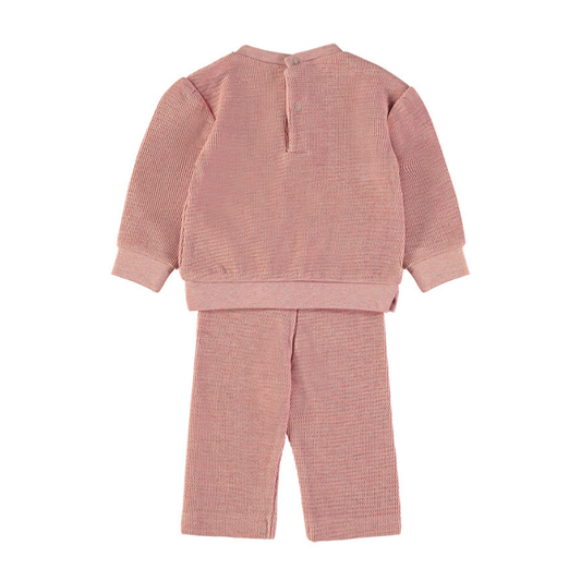Conjunto Punto Rosa Flores – Babybol